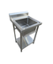 Stainless Steel Kitchen Sink 600x600x900mm Single Bowl