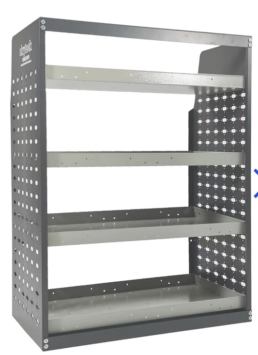 4-Tier Metal Van Shelving Unit 108cm x 148cm x 43cm