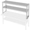 1200x300x800mm Stainless Steel Metal 2 Tier Extension (TOP) Bench