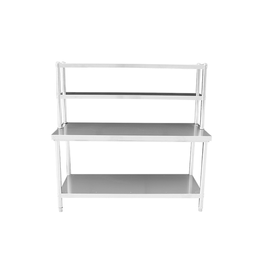 Stainless Steel 4-Tier Workbench & Shelf Combo 150cm 304 Grade