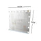 Hollywood LED Vanity Mirror with Dimmable Bulbs 100 x 70cm