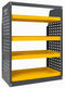 4-Tier Metal Van Shelving Unit 108cm x 148cm x 42cm