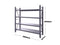 150kg/layer 2M(L) X 2M(H) X 0.6M(D) SHELVES RACKING METAL STEEL Charcoal 2020CL