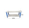 2m Heavy Duty Metal 2-Tier Workbench, Blue & White