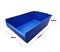 Stackable Plastic Storage Bin Blue 60cm x 39.5cm x 19.5cm