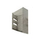Wall-Mount 3-Tier Slanted Metal Toolbox Storage Rack