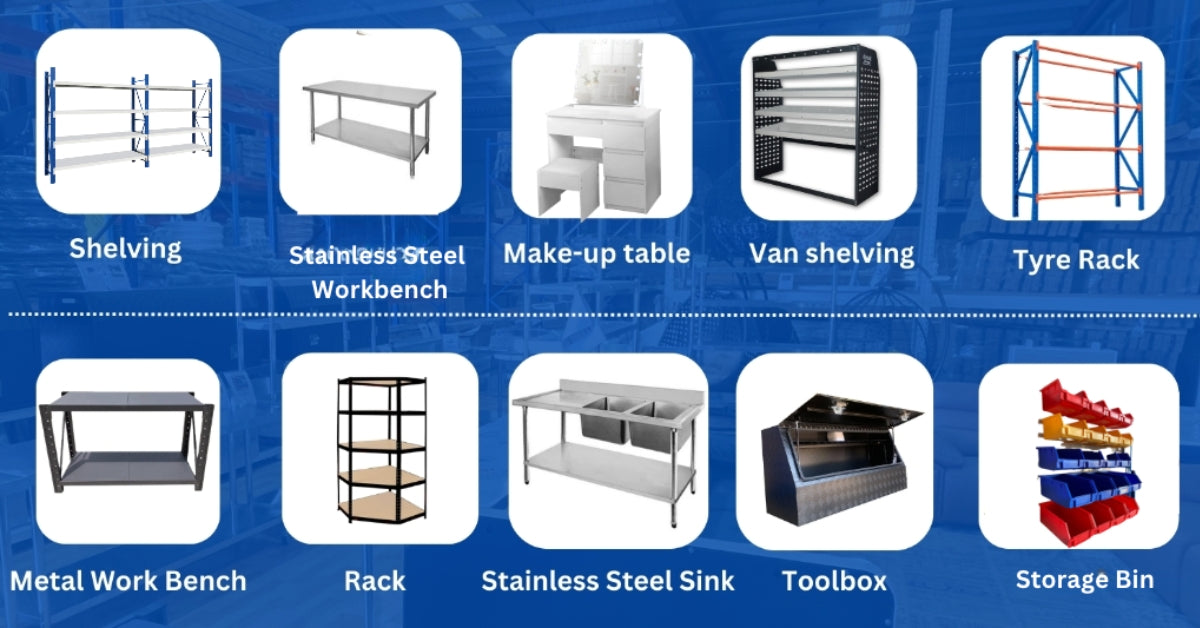 Heavy Duty Metal Shelving 800KG Brisbane Price List Skyteck online