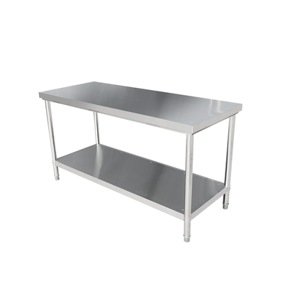 304 Stainless Steel Workbench 1500mm 2-Tier