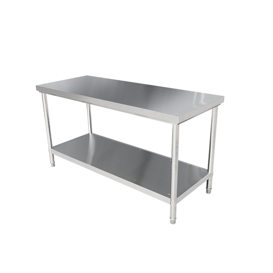 304 Stainless Steel Workbench 1500mm 2-Tier