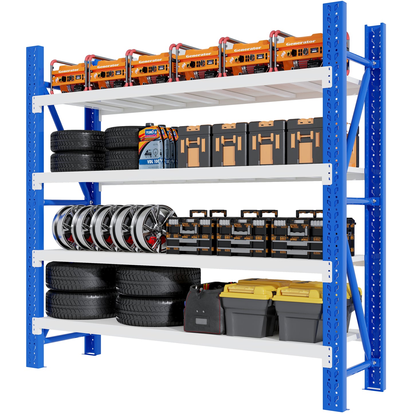 Steel Shelving Rack 2000 x 2400 x 600mm | 800kg Capacity