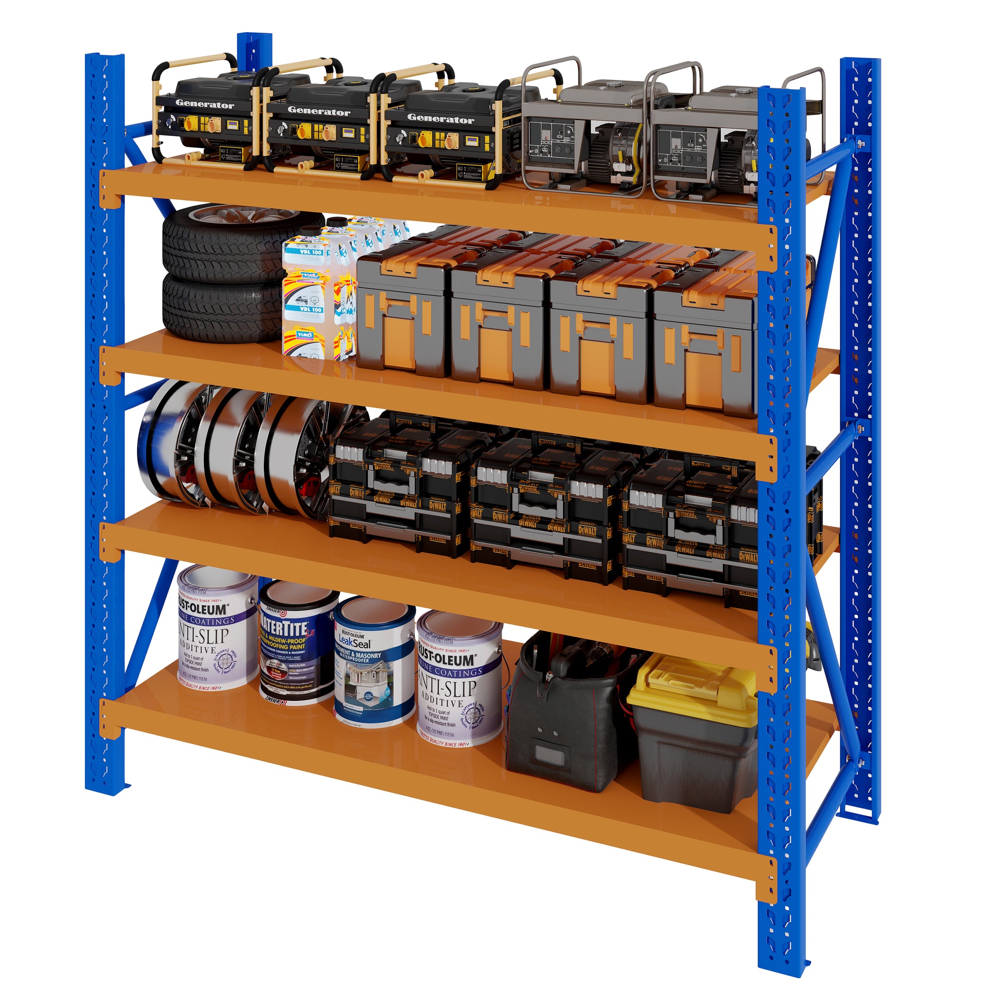 FREE DELIVERY (Brisbane)- 1.5m (L)  Heavy Duty Heavy Duty Garage Warehouse Metal Storage Shelving Shelves