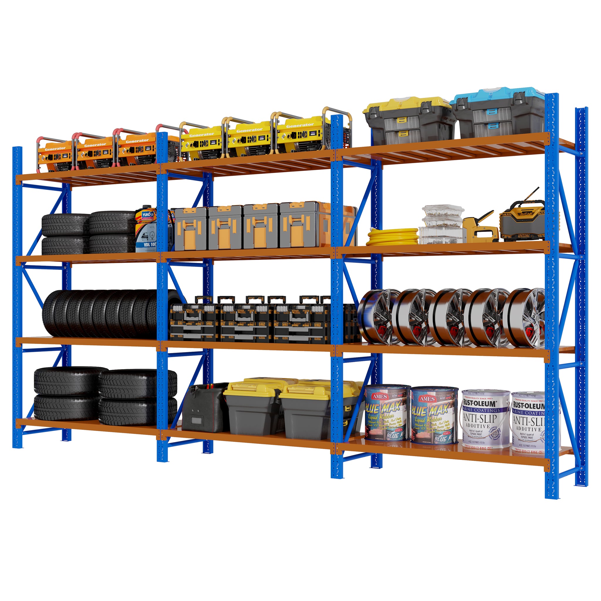 FREE DELIVERY (Brisbane)- 6m (L)  Heavy Duty Garage Warehouse Metal Storage Shelving Shelves Brisbane only
