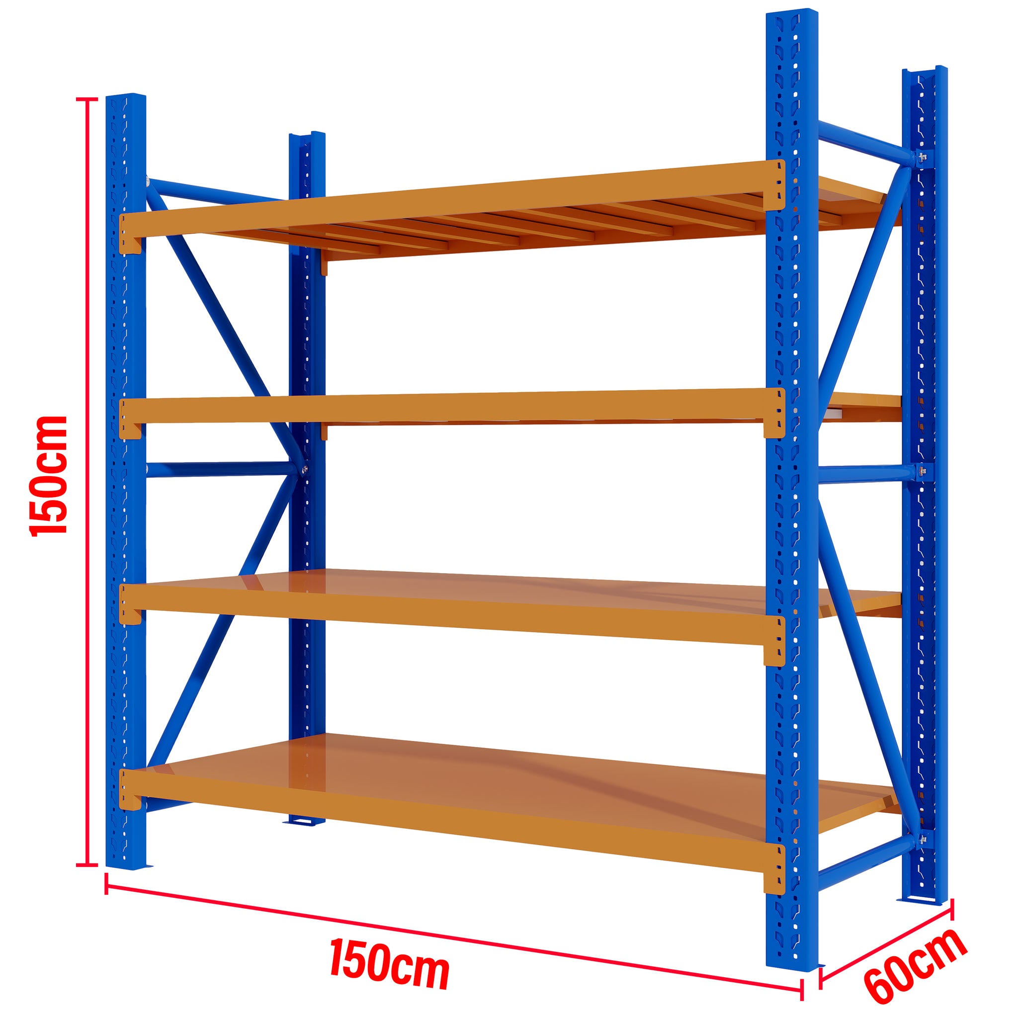FREE DELIVERY (Brisbane)- 1.5m (L)  Heavy Duty Heavy Duty Garage Warehouse Metal Storage Shelving Shelves