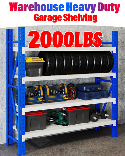 Steel Shelving Rack 2000 x 2400 x 600mm | 800kg Capacity