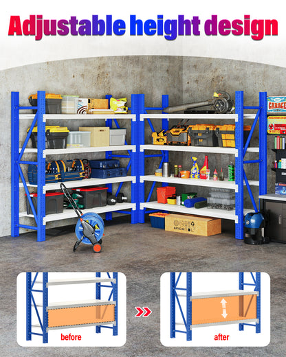 Steel Shelving Rack 2000 x 2400 x 600mm | 800kg Capacity