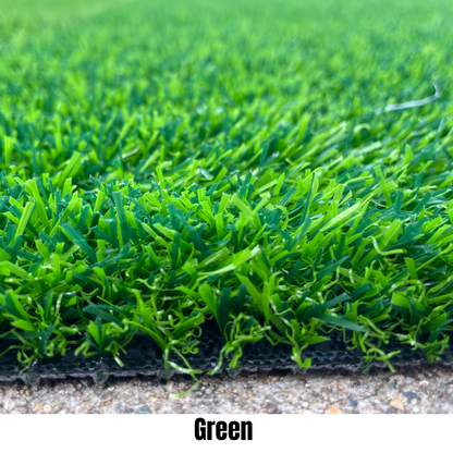 25mm Green 1 sqaure meter Artificial Grass Turf - 25mm Height, 21000 Density | Synthetic Lawn | UV Resistant | Pet & Kids Friendly | Fake Grass Mat | Outdoor Landscaping AG102500