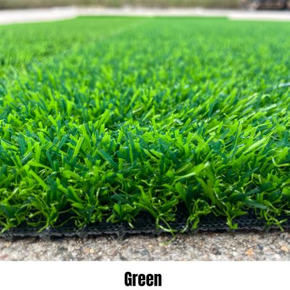 25mm Green 1 sqaure meter Artificial Grass Turf - 25mm Height, 21000 Density | Synthetic Lawn | UV Resistant | Pet & Kids Friendly | Fake Grass Mat | Outdoor Landscaping AG102500