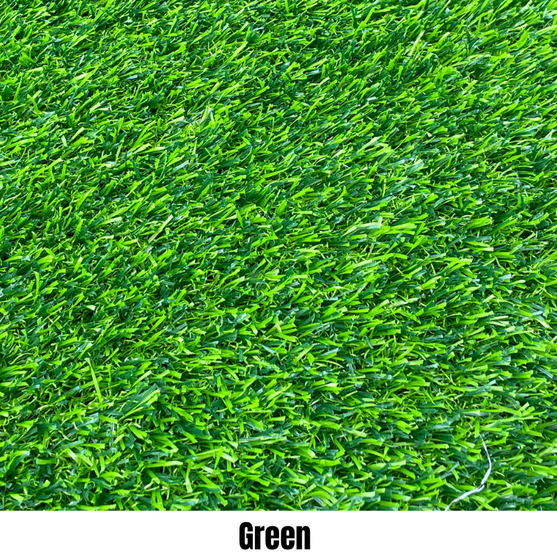 25mm Green 1 sqaure meter Artificial Grass Turf - 25mm Height, 21000 Density | Synthetic Lawn | UV Resistant | Pet & Kids Friendly | Fake Grass Mat | Outdoor Landscaping AG102500