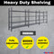 Steel Long Bay Shelving 5m x 2.4m x 0.6m | 200kg Per Shelf Charcoal 5024G