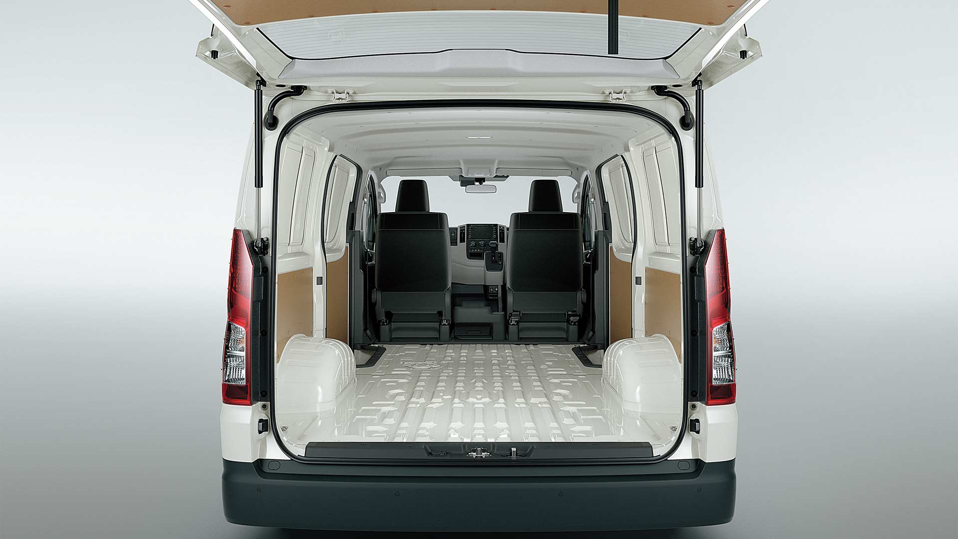 Toyota HiAce Gen6 2019-now Shelving Pack Set G- 2 Sets Combo to the rear
