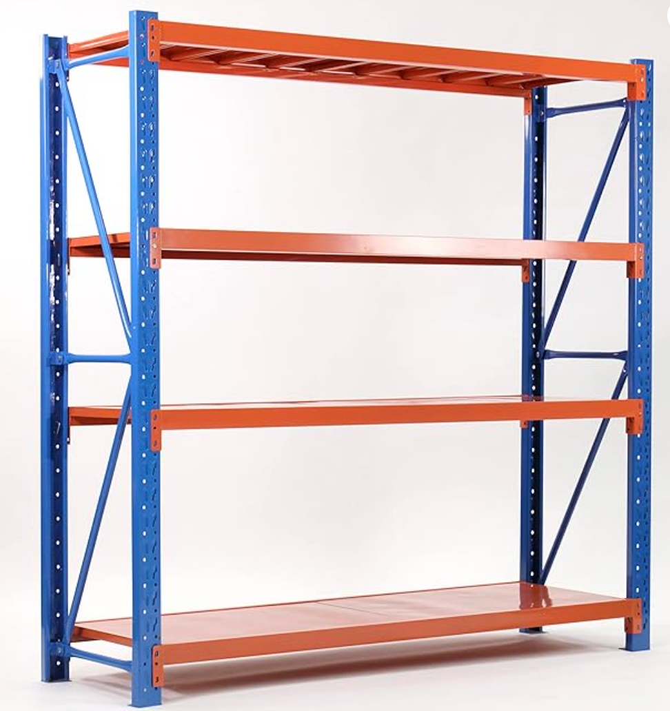 Steel Metal Shelving Rack 4m x 1.8m x 0.6m Black Charcoal