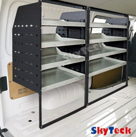 4-Tier Metal Van Shelving Unit 108cm x 122cm x 33cm