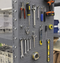 Melboune & Brisbane ONLY-  2M (H) Charcoal  Garage Shelving Upright Frame End Perforated Metal Panels Charcoal