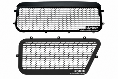 Toyota HiAce LWB Window Guard Set (2019-current) – Sliding Door & Tailgate (2PCS)