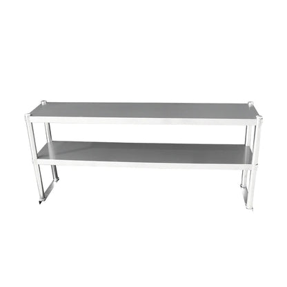 Stainless Steel Workbench & Shelf Combo 120cm 4-Tier 304 Grade