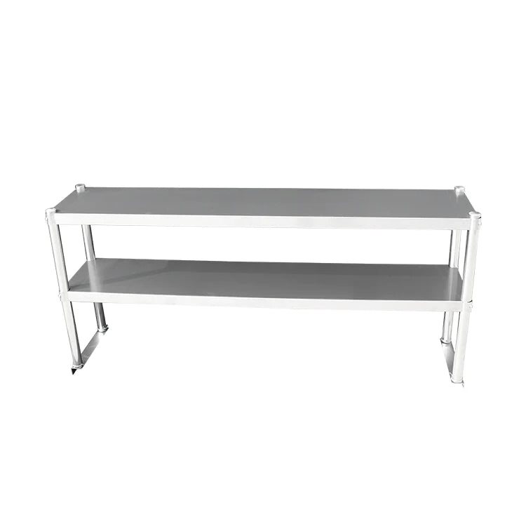 120CM STAINLESS STEEL METAL WORKBENCH SHELF COMBO KITCHEN BENCH FREEZER STORAGE