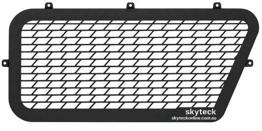 Toyota HiAce LWB Window Guard Set (2019-current) – Sliding Door & Tailgate (2PCS)