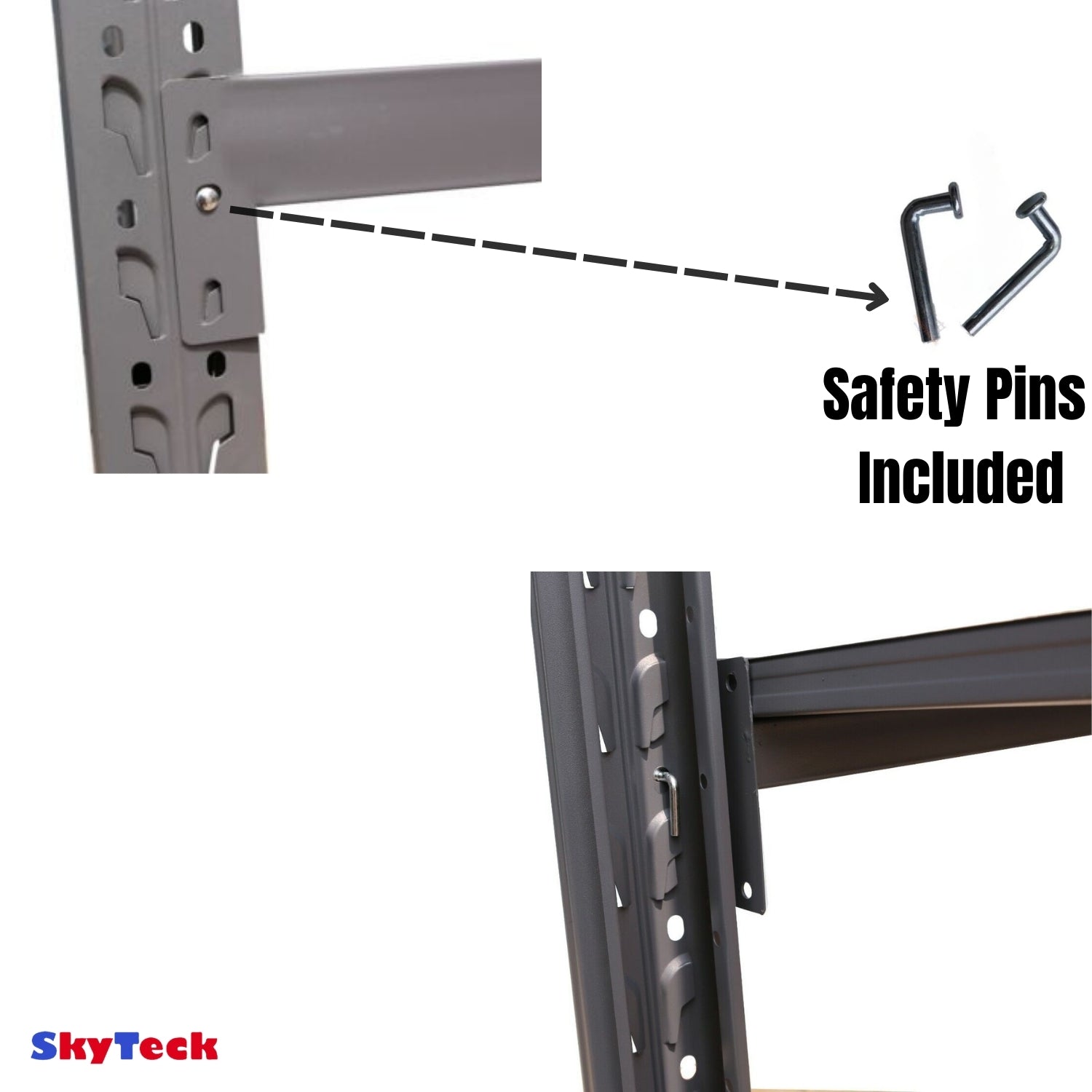 1.5M(L) X 1.5M(H) X 0.6M(D) SHELVES RACKING METAL STEEL Charcoal 1515kk