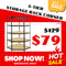 Corner Garage Shelving Unit 5 Tier MDF and Metal Frame Black 90cm