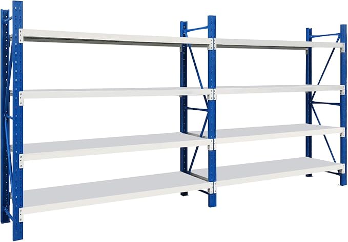 FREE DELIVERY- 3m (L) Heavy Duty Heavy Duty Garage Warehouse Metal Storage Shelving Shelves