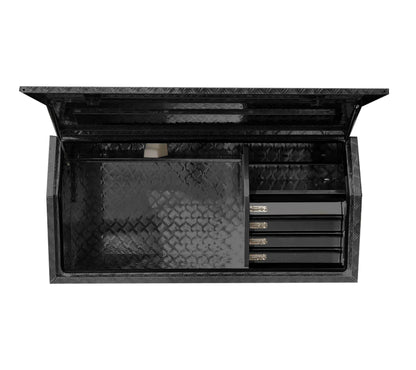Aluminium Checkerplate Tool Box 170x60x80cm 4 Drawers UTE Storage
