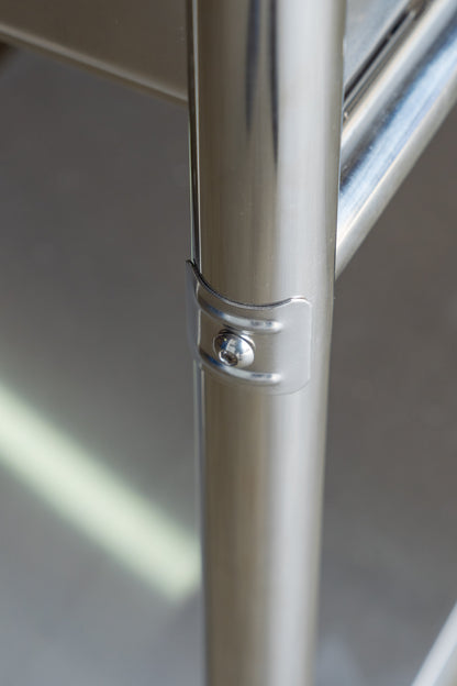 Stainless Steel Commercial Kitchen Sink 1800mm Double Bowl Left