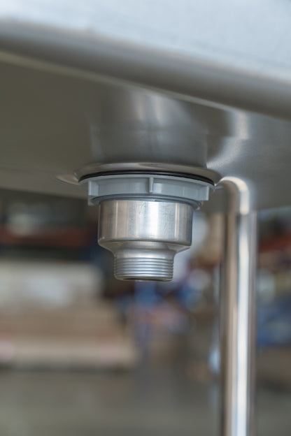 Stainless Steel Commercial Kitchen Sink 1800mm Double Bowl Left