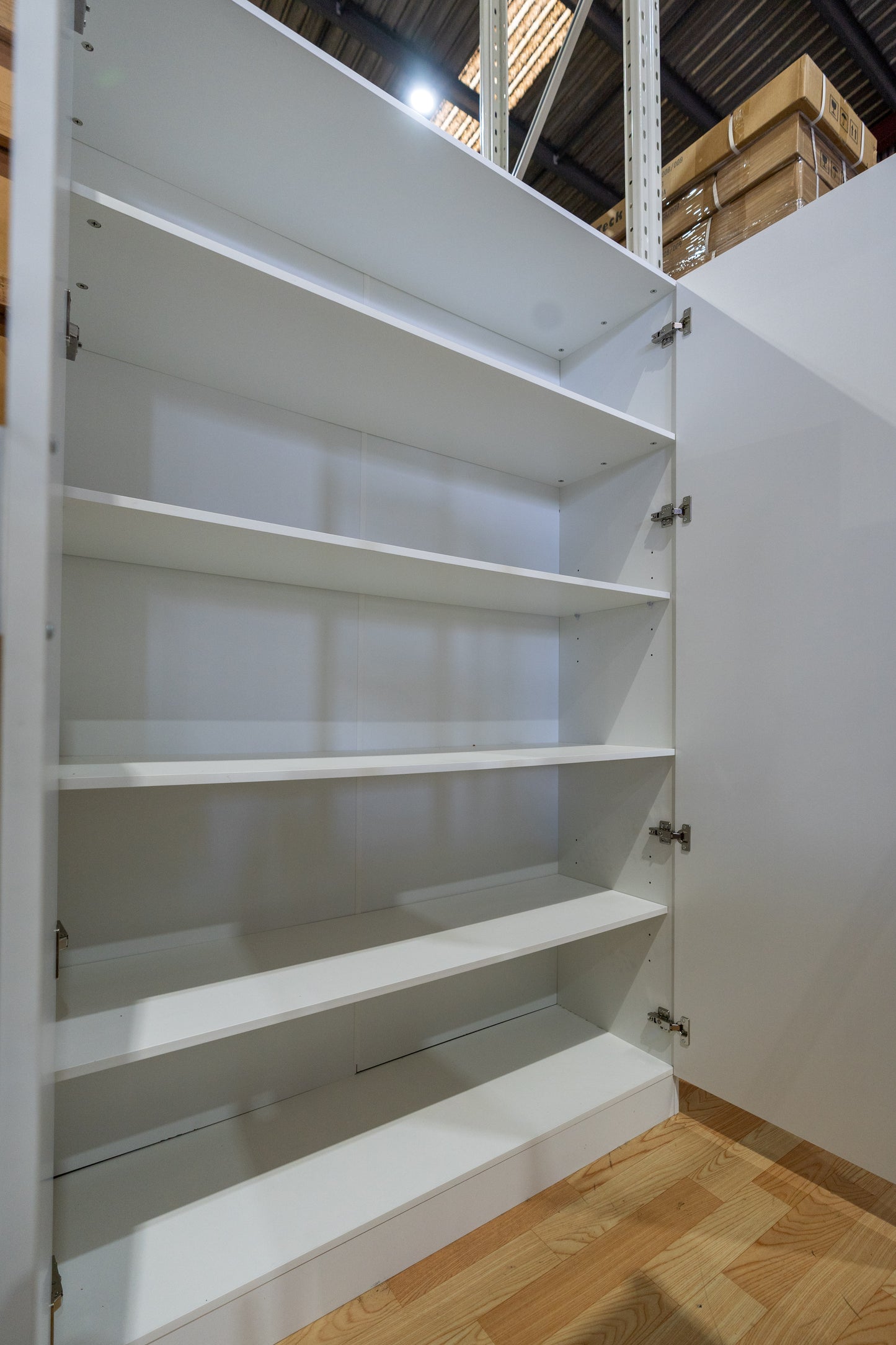 (Brisbane Only) 5-Tier Storage Wardrobe Cabinet White 1200 x 2000 x 450mm