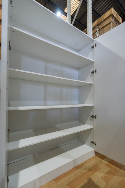 (Brisbane Only) 5-Tier Storage Wardrobe Cabinet White 1200 x 2000 x 450mm