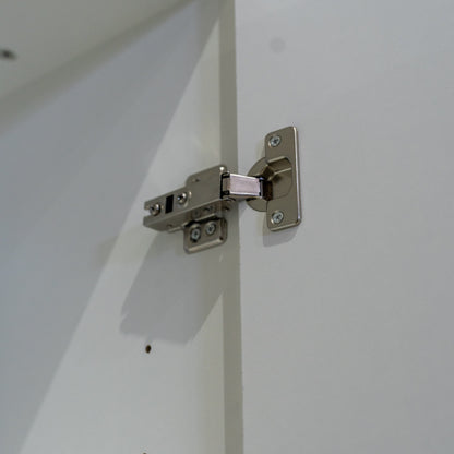 (Brisbane Only) 5-Tier Storage Wardrobe Cabinet White 1200 x 2000 x 450mm
