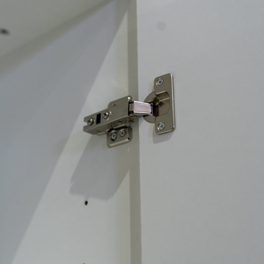 (Brisbane Only) 5-Tier Storage Wardrobe Cabinet White 1200 x 2000 x 450mm