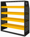 4-Tier Metal Van Shelving Unit 1260mm x 1600mm x 430mm