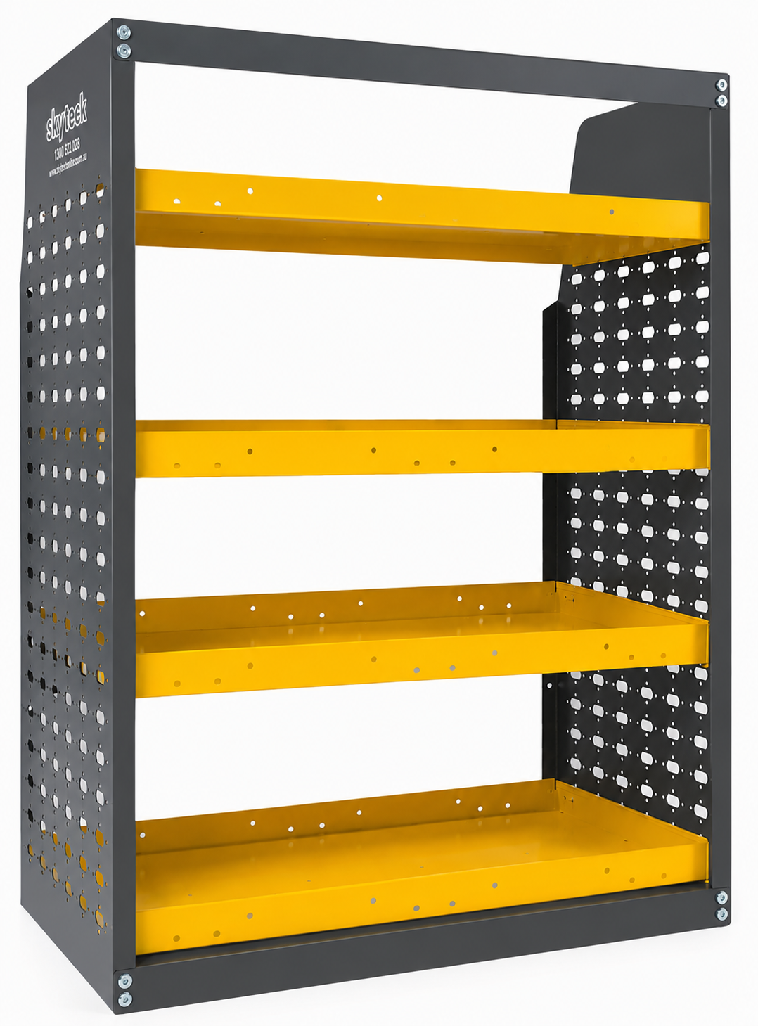 4-Tier Metal Van Shelving Unit 108cm x 148cm x 42cm