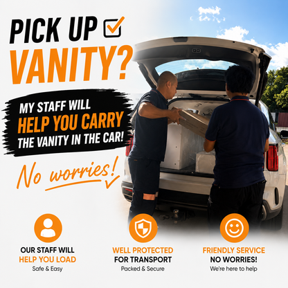 Vanity Assembly Service – Brisbane Pick Up or Delivery