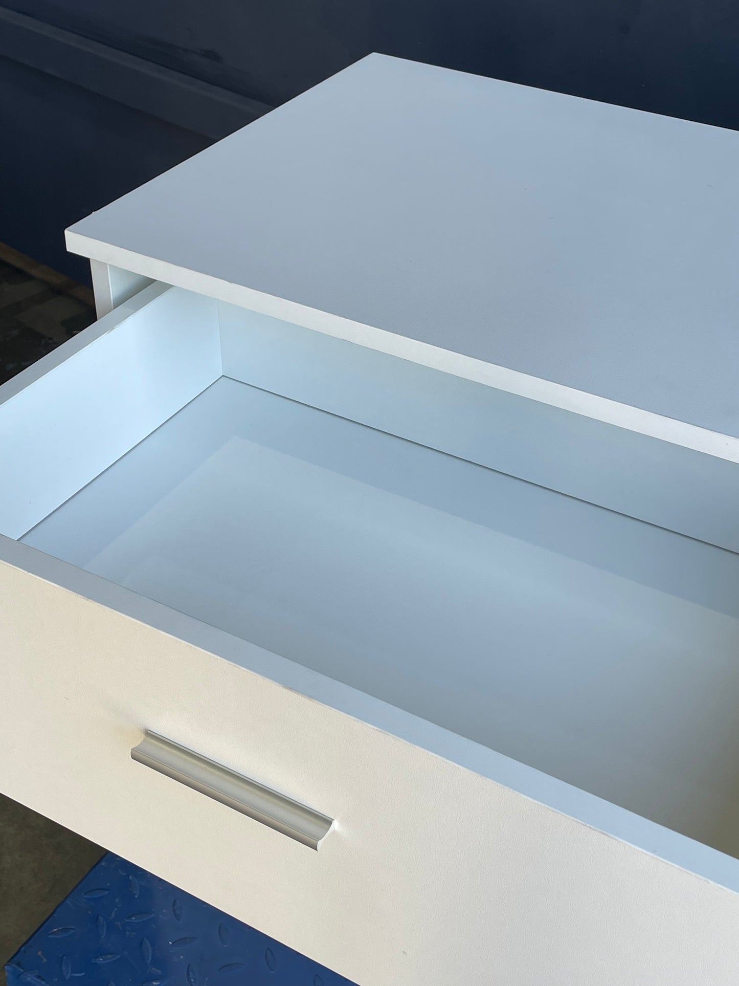 (Brisbane Only) 6-Drawer Horizontal Storage Cabinet White 1200mm Wide