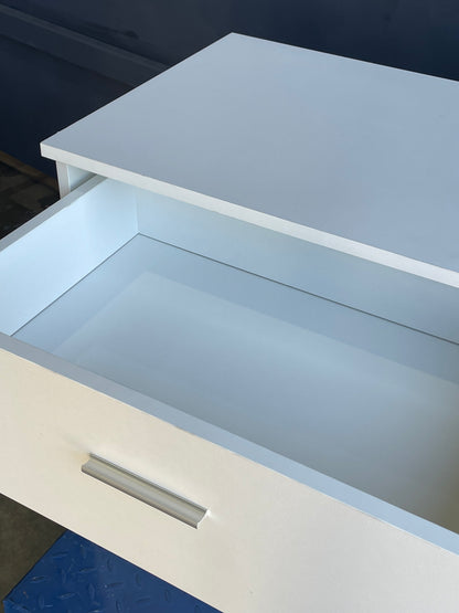 (Brisbane Only) 6-Drawer Horizontal Storage Cabinet White 1200mm Wide