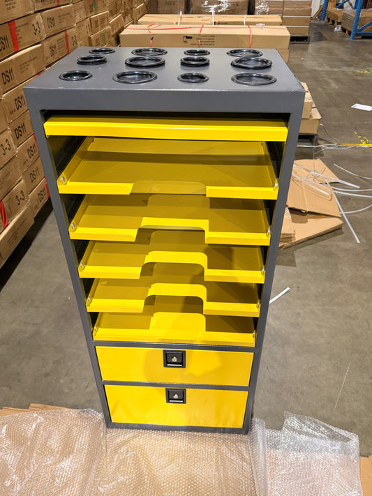 (Brisbane & Mel Only)  VST101 LOCKABLE HEAVY DUTY WORKSHOP STORAGE CABINET WITH TRAY AND DRAWER 1220MM*525MM*395MM