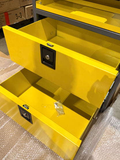 (Brisbane & Mel Only)  VST101 LOCKABLE HEAVY DUTY WORKSHOP STORAGE CABINET WITH TRAY AND DRAWER 1220MM*525MM*395MM
