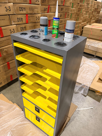 (Brisbane & Mel Only)  VST101 LOCKABLE HEAVY DUTY WORKSHOP STORAGE CABINET WITH TRAY AND DRAWER 1220MM*525MM*395MM