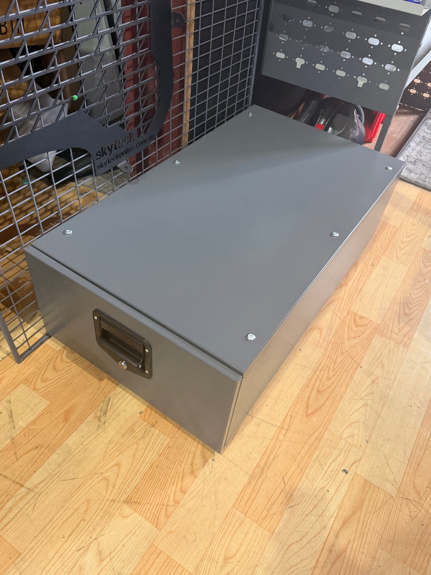 (Brisbane & Mel Only)  Heavy Duty Metal Pull Out Storage Drawer with Lock for Van & Ute